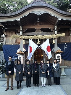 貴船神社で年初祈願